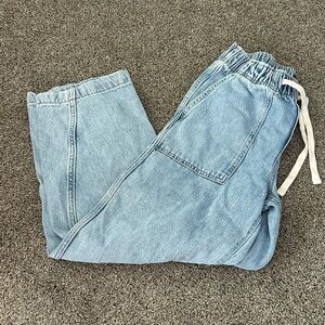 Light Blue Denim Joggers